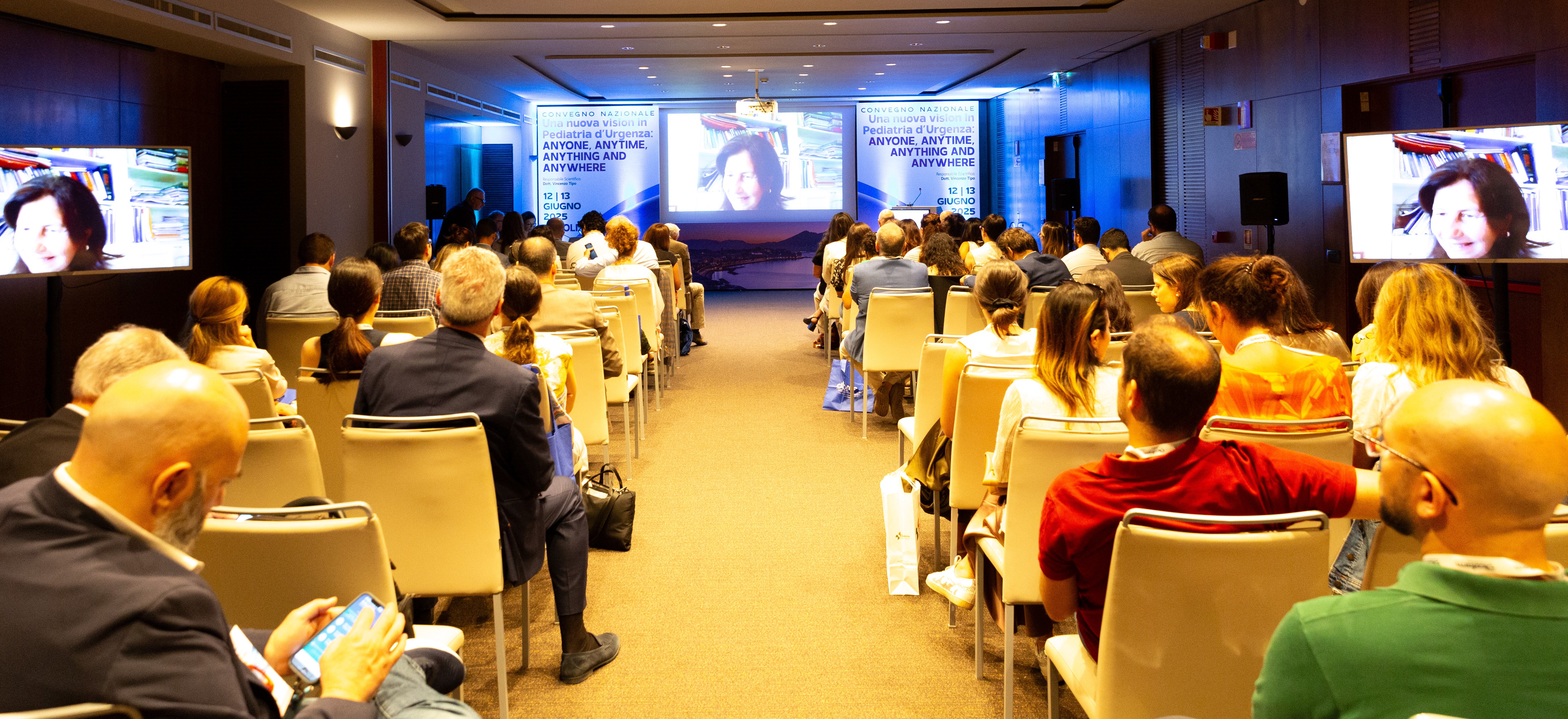 SI È CONCLUSO CON SUCCESSO IL CONVEGNO NAZIONALE "UNA NUOVA VISION IN PEDIATRIA D'URGENZA: ANYONE, ANYTIME, ANYTHING AND ANYWHERE", tenutosi il 12 e 13 giugno 2025 presso l'Hotel NH Napoli Panorama.