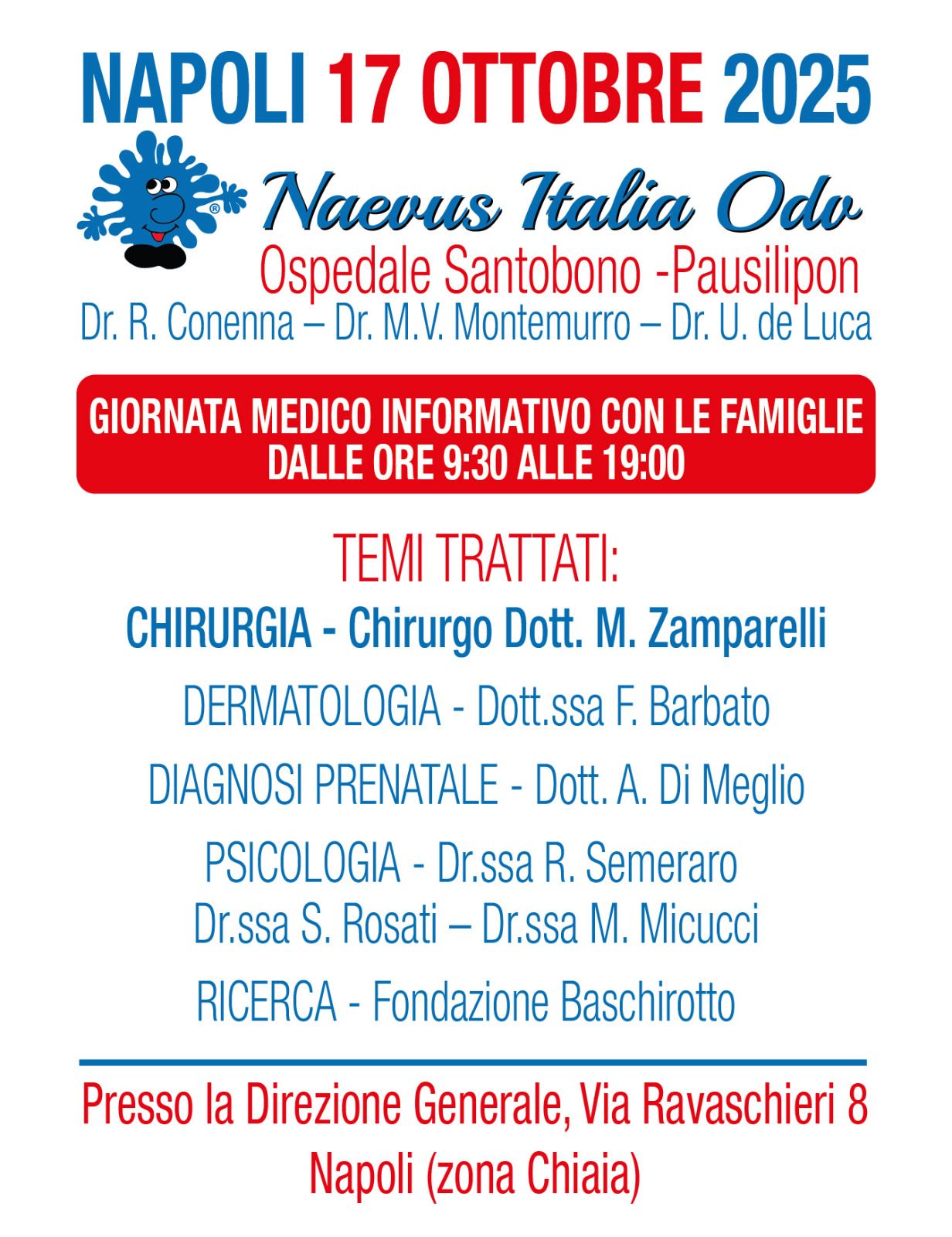 Concluso con successo l’incontro multidisciplinare sul Nevo Melanocitico Gigante all’AORN Santobono Pausilipon di Napoli